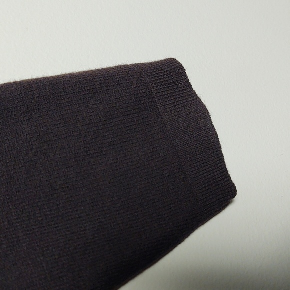 EILEEN FISHER Women's Open Front Long 100% Wool Dark Brown Cardigan Size XSmall - Picture 7 of 16